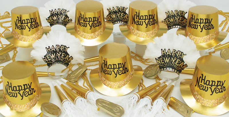 GOLD PARTY KITS FOR 50